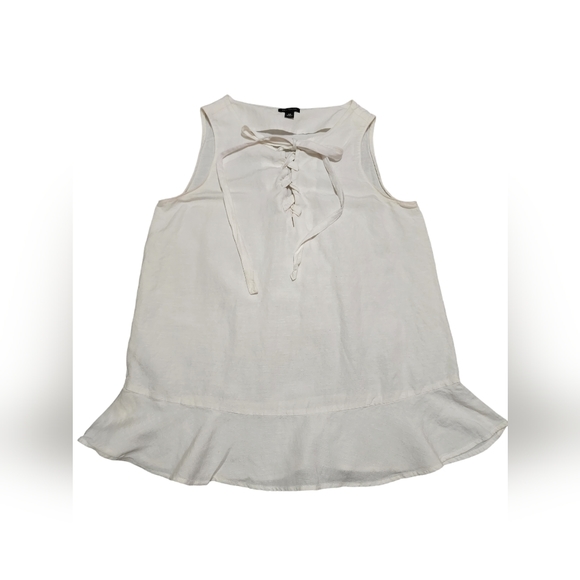 Ann Taylor Linen Tank Top, Size XS - Picture 2 of 3